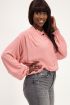 Roze blouse met wijdvallende mouwen | My Jewellery
