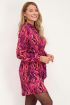 Roze blousejurk met swirl print | My Jewellery