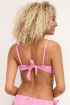 Roze embroidery bikini top