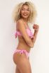 Roze embroidery bikini top