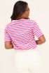 Roze gestreept T-shirt true love | My Jewellery