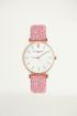 roze glitter horloge, glitter Watch