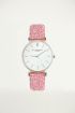 roze glitter horloge, glitter Watch
