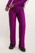 Roze glitter pantalon wijdvallend