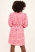 Roze jurk met bloemenprint & ballonmouwen | My Jewellery