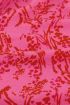 Roze jurk met pofmouw fuchsia rood