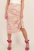 Roze midi-rok met Ciao Bella print | My Jewellery