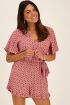 Roze playsuit met aztec patroon | My Jewellery