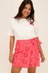 Koraal skort met bloemen crochet | My Jewellery