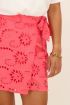 Koraal skort met bloemen crochet | My Jewellery