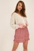 Roze ruffle rok met aztec patroon | My Jewellery