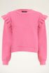 Roze sweater met ruffles | My Jewellery