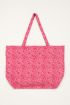 Roze shopper met bloemenprint | Tas | My Jewellery