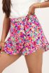 Roze skort met retro bloemenprint | Skort | My Jewellery