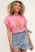 Roze t-shirt freedom cut me loose | My Jewellery