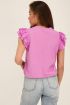 Roze top met volants | My Jewellery