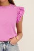 Roze top met volants | My Jewellery