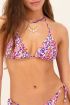 Roze triangle bikini set met bloemenprint | My Jewellery