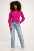 Roze trui met col & ruffle mouwen | My Jewellery