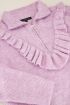 Lila trui met ruffle & rits | Truien | My Jewellery