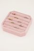 Roze vintage ringen display