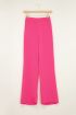 Roze wijdvallende pantalon