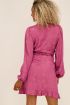 Roze wikkeljurk jacquard | My Jewellery