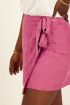 Roze wikkelrok met jacquard | My Jewellery