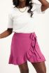 Fuchsia wikkelrok met ruffle | My Jewellery