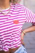 Roze gestreept T-shirt très belle | My Jewellery