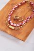 Roze gevlochten ketting | My Jewellery