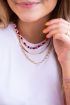 Roze gevlochten ketting | My Jewellery