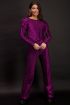 Roze glitter pantalon wijdvallend