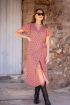 Roze midi jurk met aztec patroon | My Jewellery