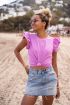 Roze top met volants | My Jewellery