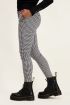 Zwart-wit geruite pantalon My jewellery