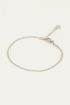 Schakelarmband met platte schakels