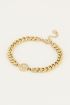 Schakelarmband met smiley