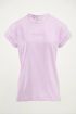 Fliederfarbenes T-Shirt Très Belle | Basic T-Shirt | My Jewellery