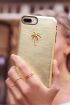 Gouden telefoonhoesje palmboom, gouden telefoonhoesje