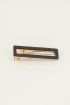 Zwarte haarspeld met glitters | Haarclip zwart My jewellery