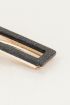Zwarte haarspeld met glitters | Haarclip zwart My jewellery