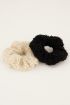 Scrunchie set met teddy