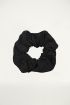 Zwarte scrunchie ribstof, haarelastiek My Jewellery