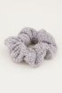 Grijze scrunchie teddy | Scrunchies My Jewellery