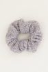 Grijze scrunchie teddy | Scrunchies My Jewellery