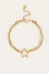Shapes armband parels & ster