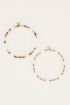 Shapes bruine kralen armbanden set