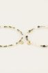 Shapes groene kralen armbanden set