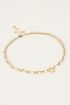 Shapes ketting met parels & ster